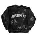 Austen A.G. Macabre Crewneck - Black