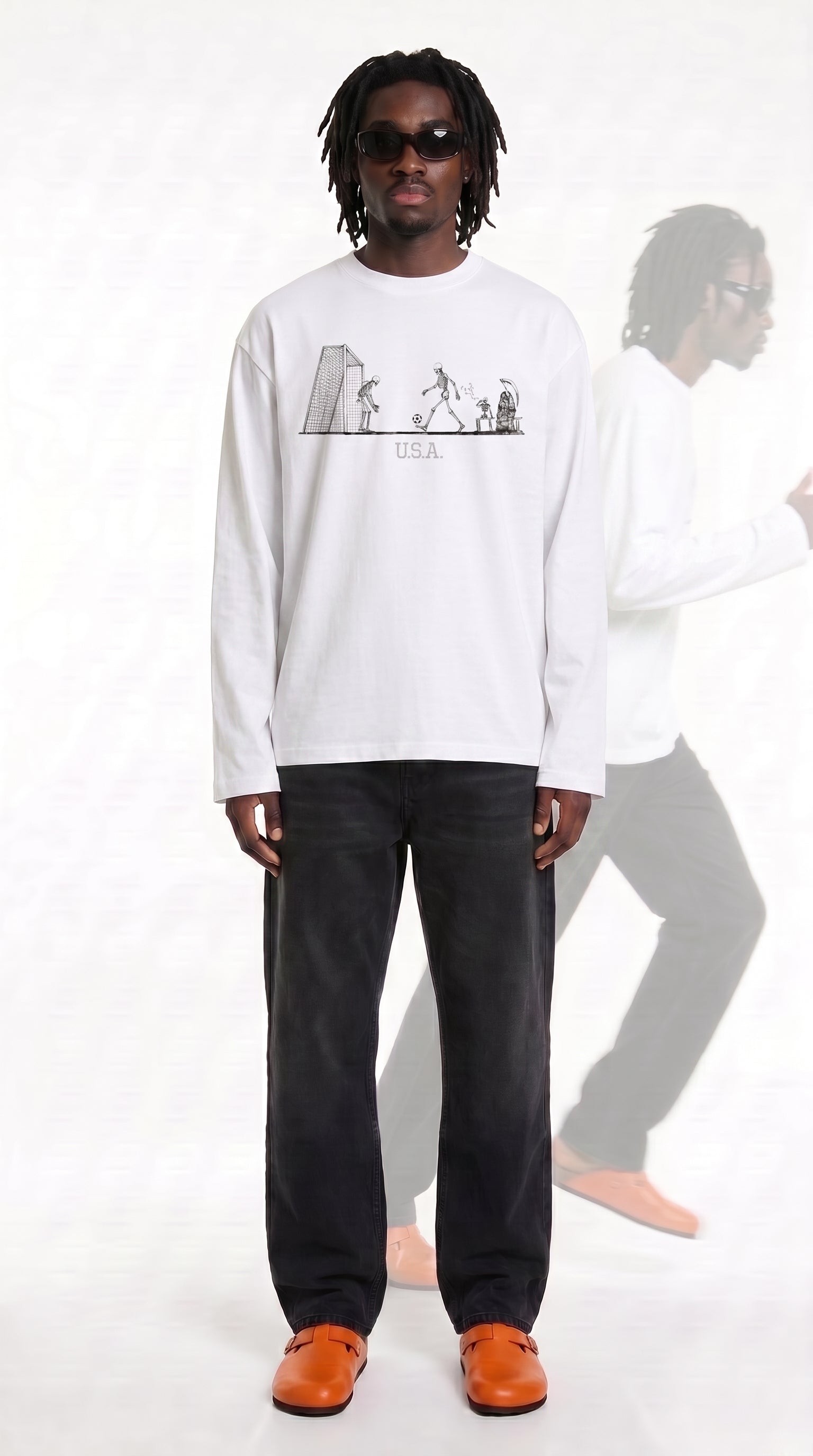 Austen A.G. USA World Cup Longsleeve - White